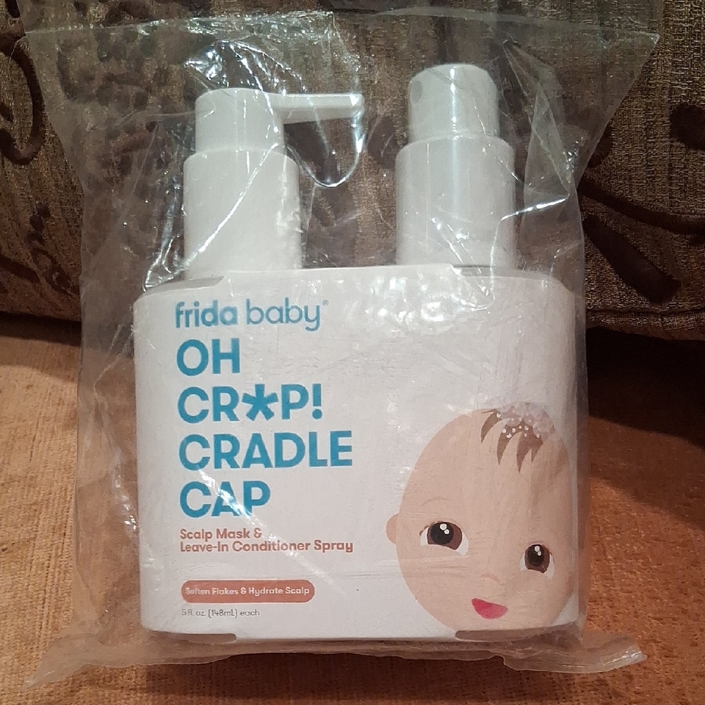 Oh Crap Cradle Cap Scalp Mask & Leave-In Conditioner Spray